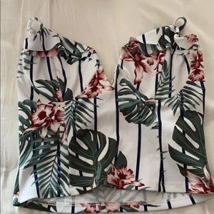 Floral crop top